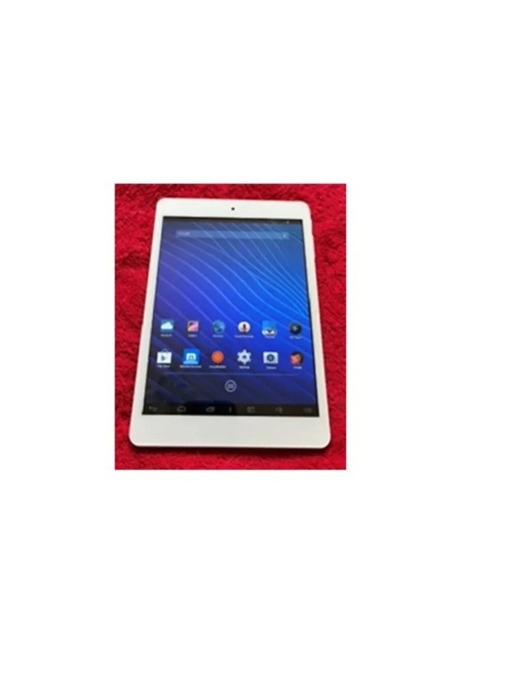 Nuvision TM785M3 Gold & White HD Tablet w/Case